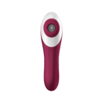 Vibratore a pressione dell’aria Satisfyer, vibratore per il punto G, Dual Crush, vibratore doppio inseribile a pressione dell’aria, rosso vino Satisfyer - immagine 3