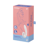 Vibratore a pressione dell’aria Satisfyer, vibratore doppio, Supernova, vibratore doppio inseribile a impulsi d’aria, vecchio Satisfyer - immagine 4