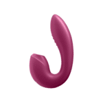 Vibratore ad aria Satisfyer, vibratore doppio, Sunray, vibratore a doppia stimolazione con inserto, Berry, Satisfyer - immagine 2