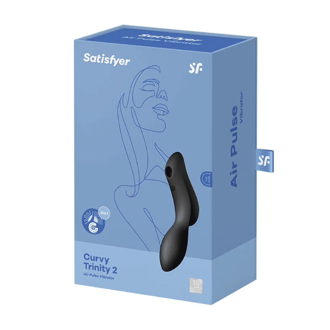 Satisfyer Curvy Trinity 2, vibratore per il punto G in silicone morbido - immagine 1