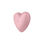 Satisfyer vibratore a pressione d’aria – Stimolatore clitorideo – Cutie Heart - Air Pulse Stimulator e vibrazione - Satisfyer color crema - immagine 3