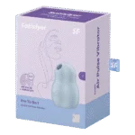 Vibratore a pressione d’aria Satisfyer – Vibratore doppio – Pro to Go 1 - Double Air Pulse Vibrator - Azul Satisfyer
