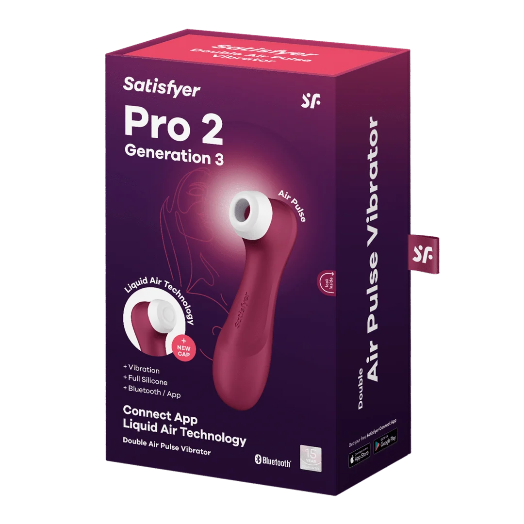 Satisfyer Pro 2 Generation 3 con Liquid Air e app Connect nero