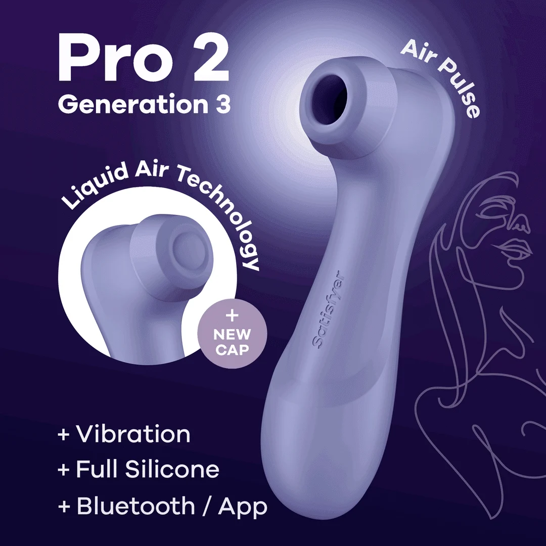 Satisfyer Pro 2 Generation 3 con Liquid Air e app Connect nero - immagine 18