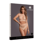 Completo lingerie con dettagli in rete e apertura a goccia per valorizzare le curve - LIN - immagine 19