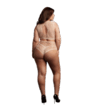 Completo lingerie con dettagli in rete e apertura a goccia per valorizzare le curve - LIN - immagine 3