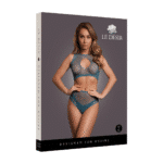 Completo lingerie con dettagli in rete e apertura a goccia per valorizzare le curve - LIN - immagine 25