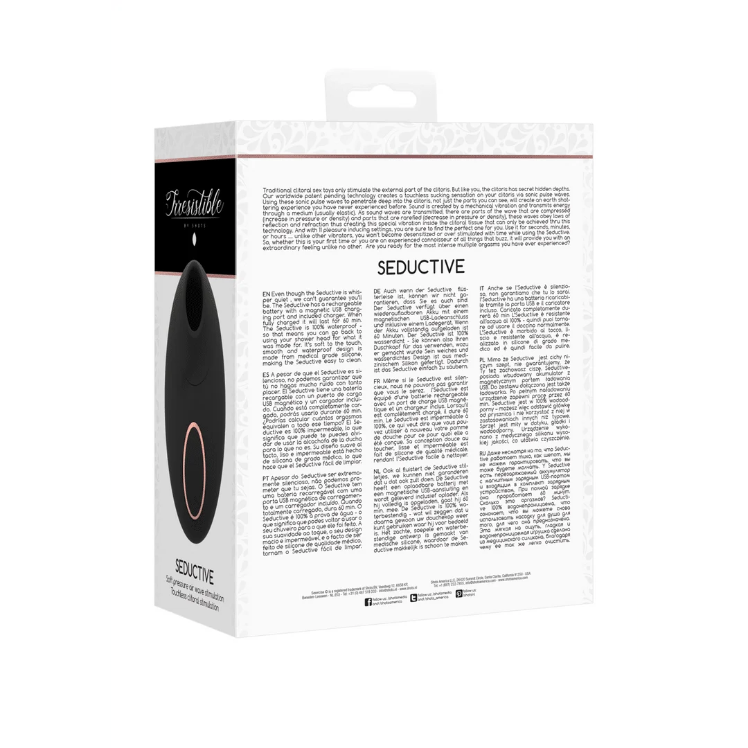Vibratore ad aria – Stimolatore clitorideo – Seducente - Air Pulse Vibrator Irresistible by Shots - immagine 2