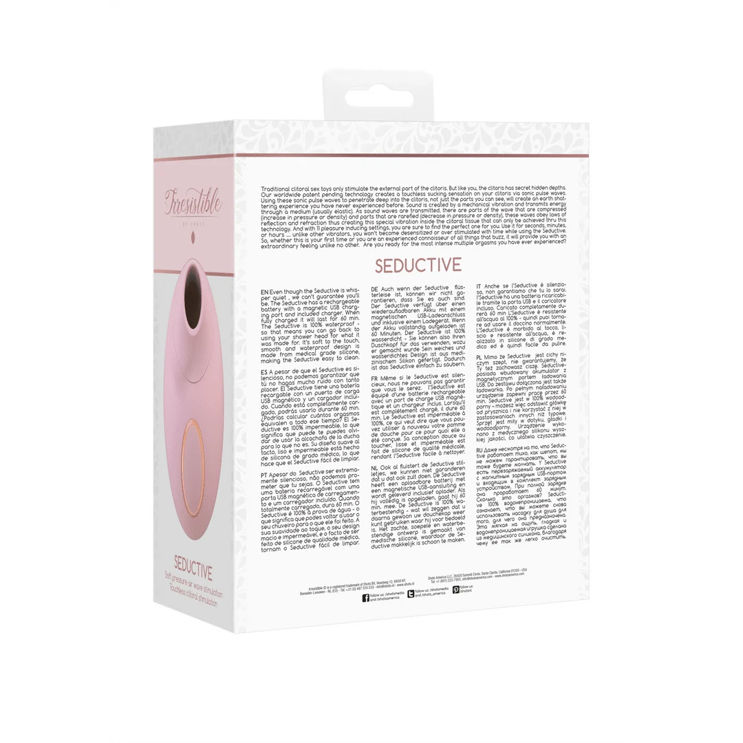 Vibratore ad aria – Stimolatore clitorideo – Seducente - Air Pulse Vibrator Irresistible by Shots - immagine 8