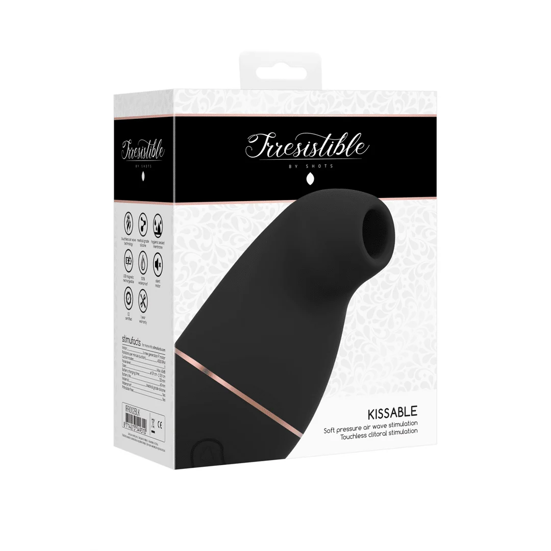 Vibratore per il clitoride con tecnologia Touchless Airwave – tester Irresistible by Shots - immagine 7