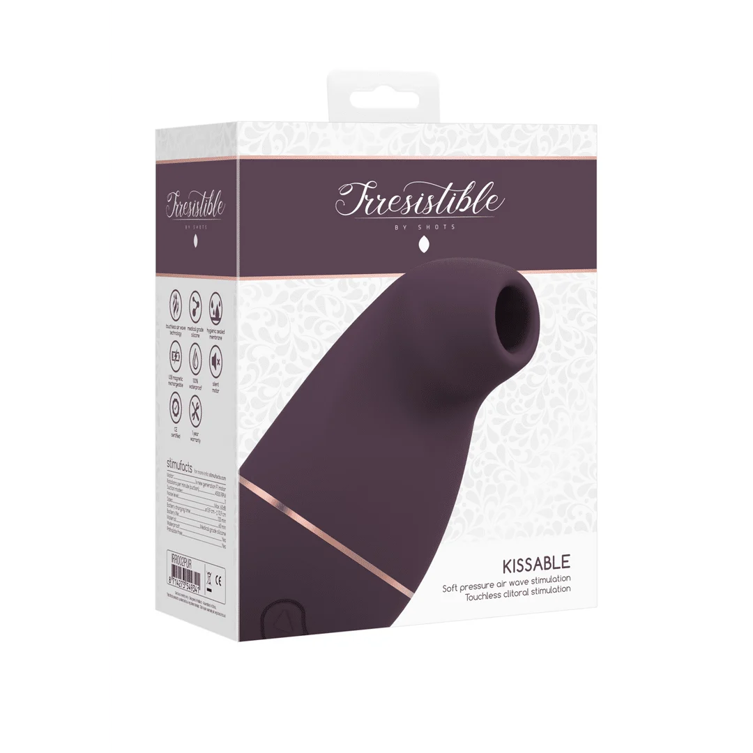 Vibratore per il clitoride con tecnologia Touchless Airwave – tester Irresistible by Shots - immagine 19