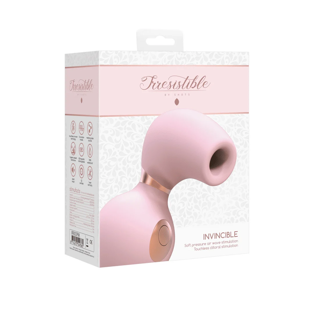 Vibratore a pressione d’aria | Stimolatore clitorideo | Invincibile: vibratore Air Pulse Irresistible by Shots - immagine 7