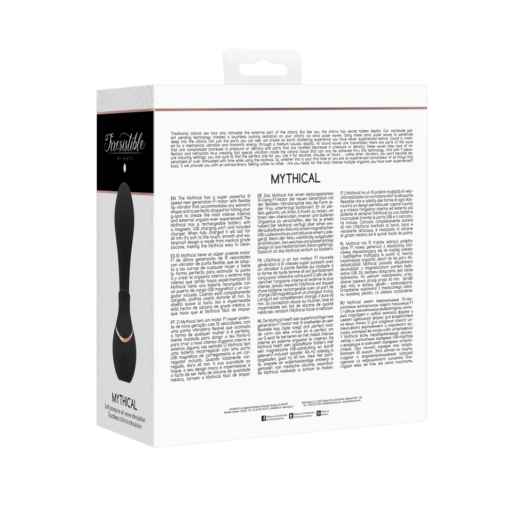 Vibratore ad aria pulsante – Vibratore per il punto G – Mythical - Air Pulse Vibrator Irresistible by Shots - immagine 2