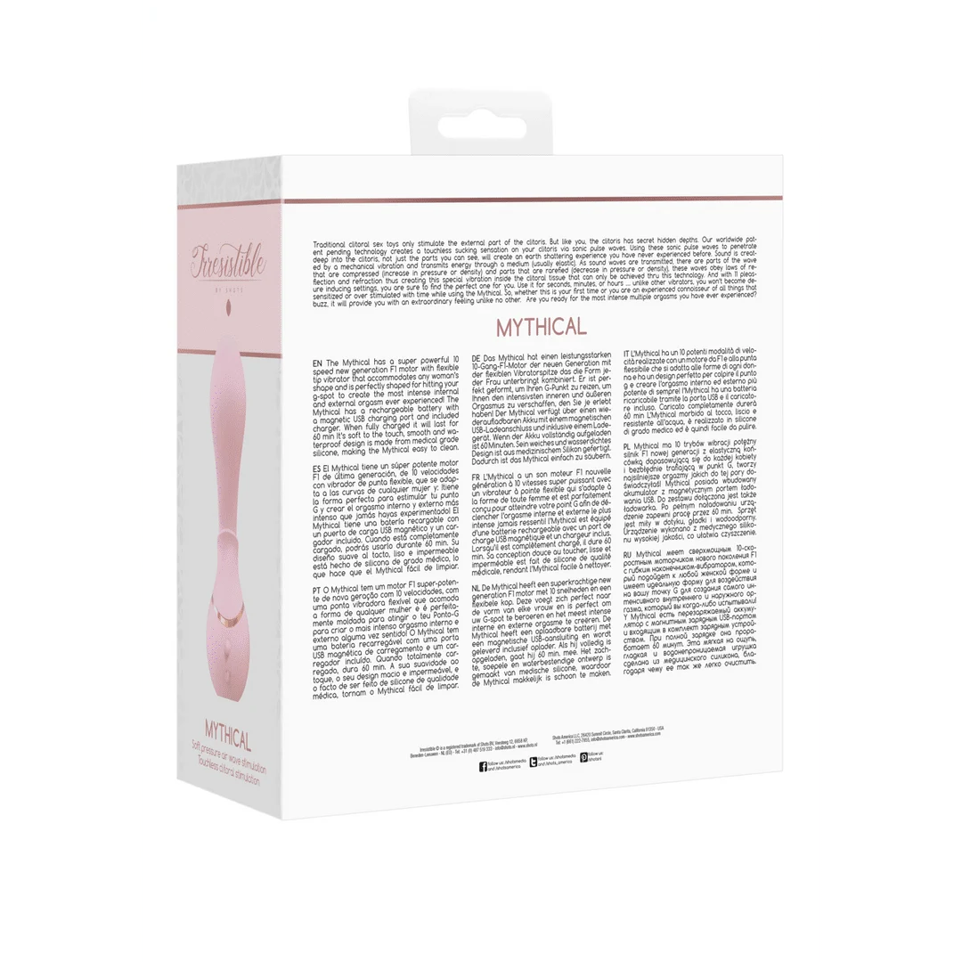 Vibratore ad aria pulsante – Vibratore per il punto G – Mythical - Air Pulse Vibrator Irresistible by Shots - immagine 8