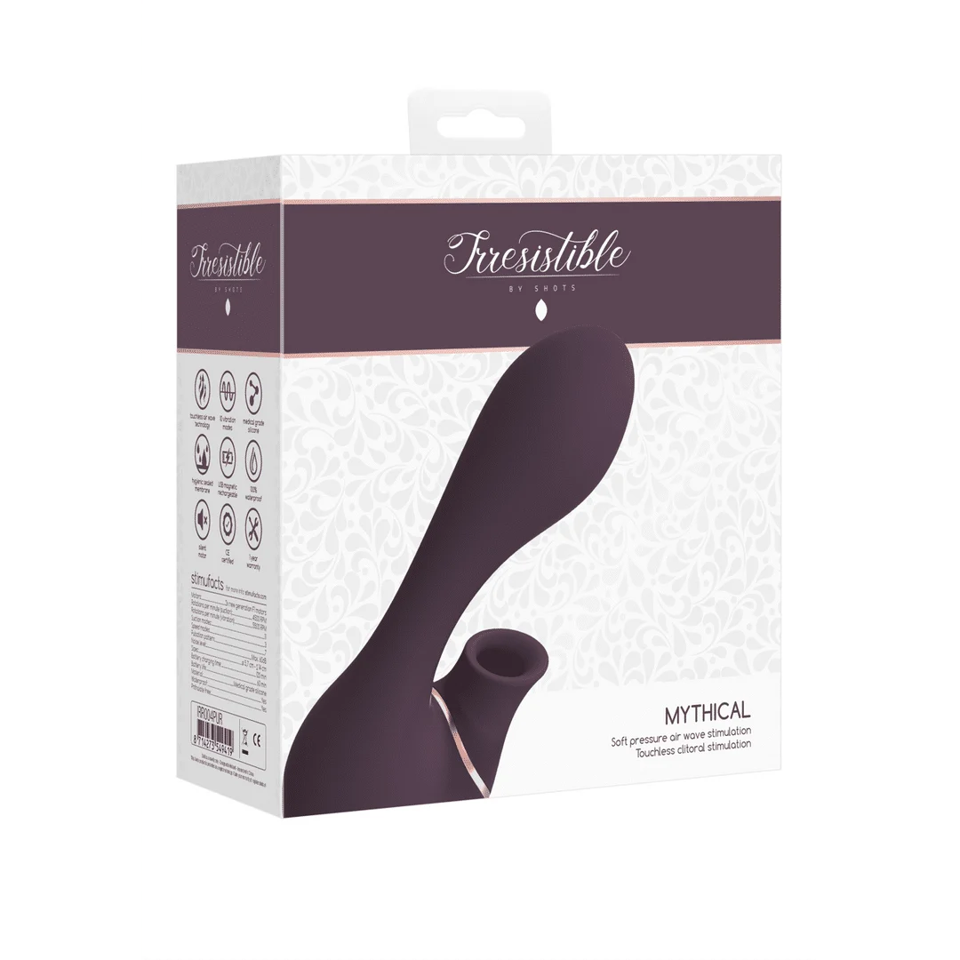 Vibratore ad aria pulsante – Vibratore per il punto G – Mythical - Air Pulse Vibrator Irresistible by Shots - immagine 13