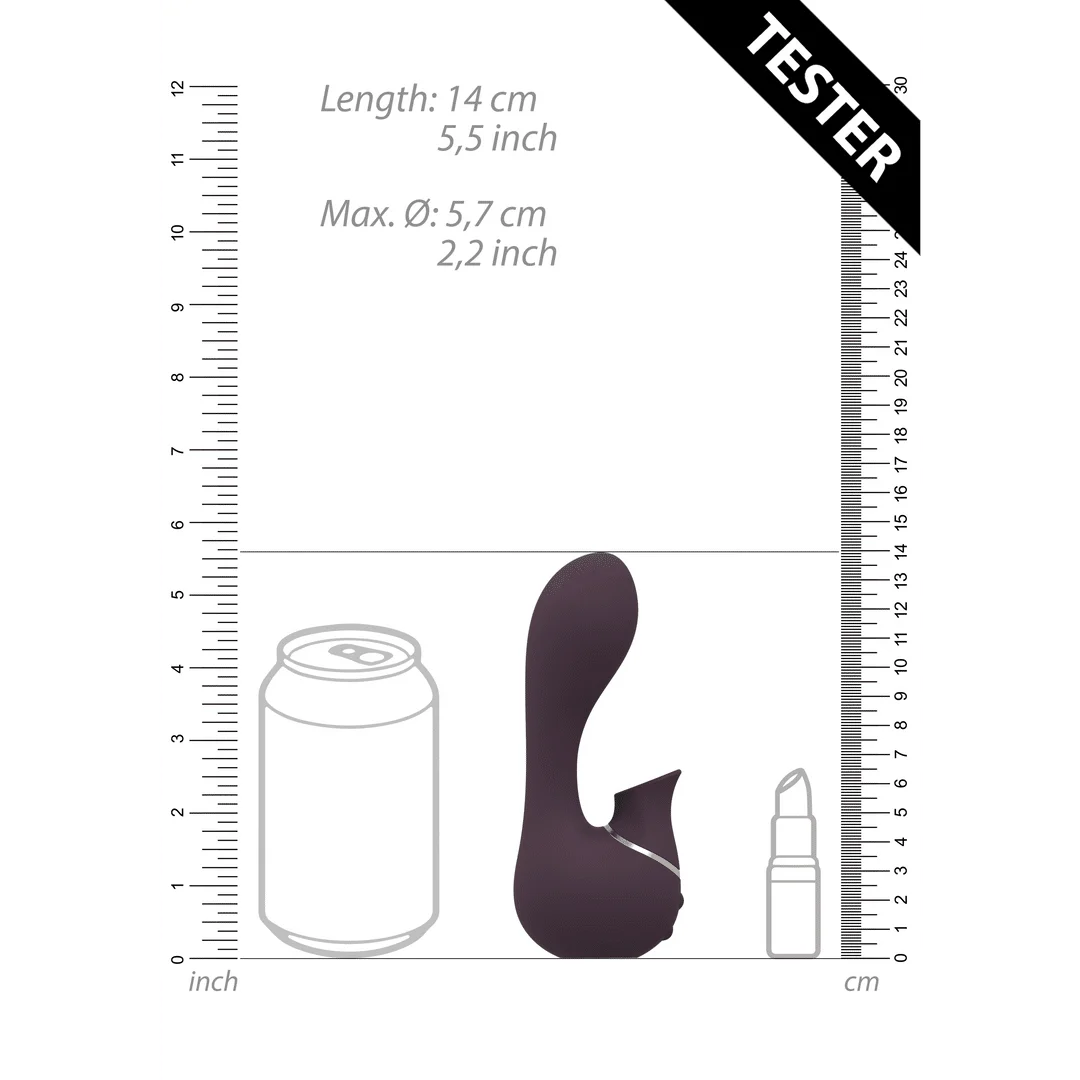 Vibratore ad aria pulsante – Vibratore per il punto G – Mythical - Air Pulse Vibrator Irresistible by Shots - immagine 24