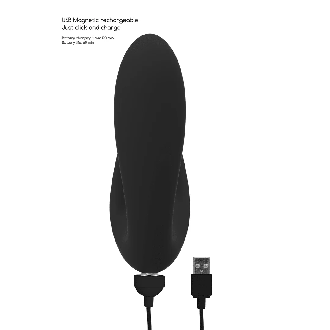 Vibratore per il punto G con 10 modalità di vibrazione – Tester nero Irresistible by Shots - immagine 11
