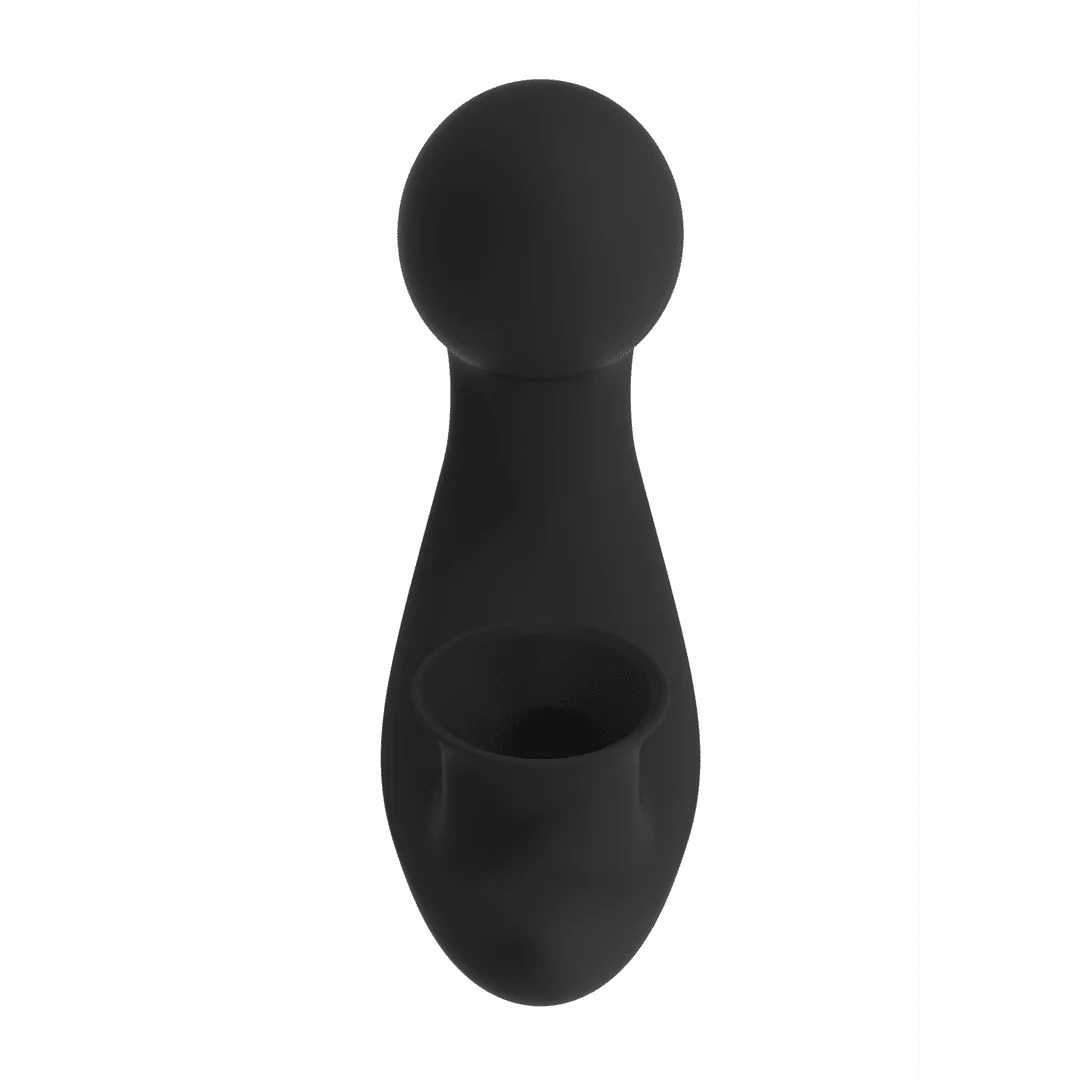 Vibratore per il punto G con 10 modalità di vibrazione – Tester nero Irresistible by Shots - immagine 8