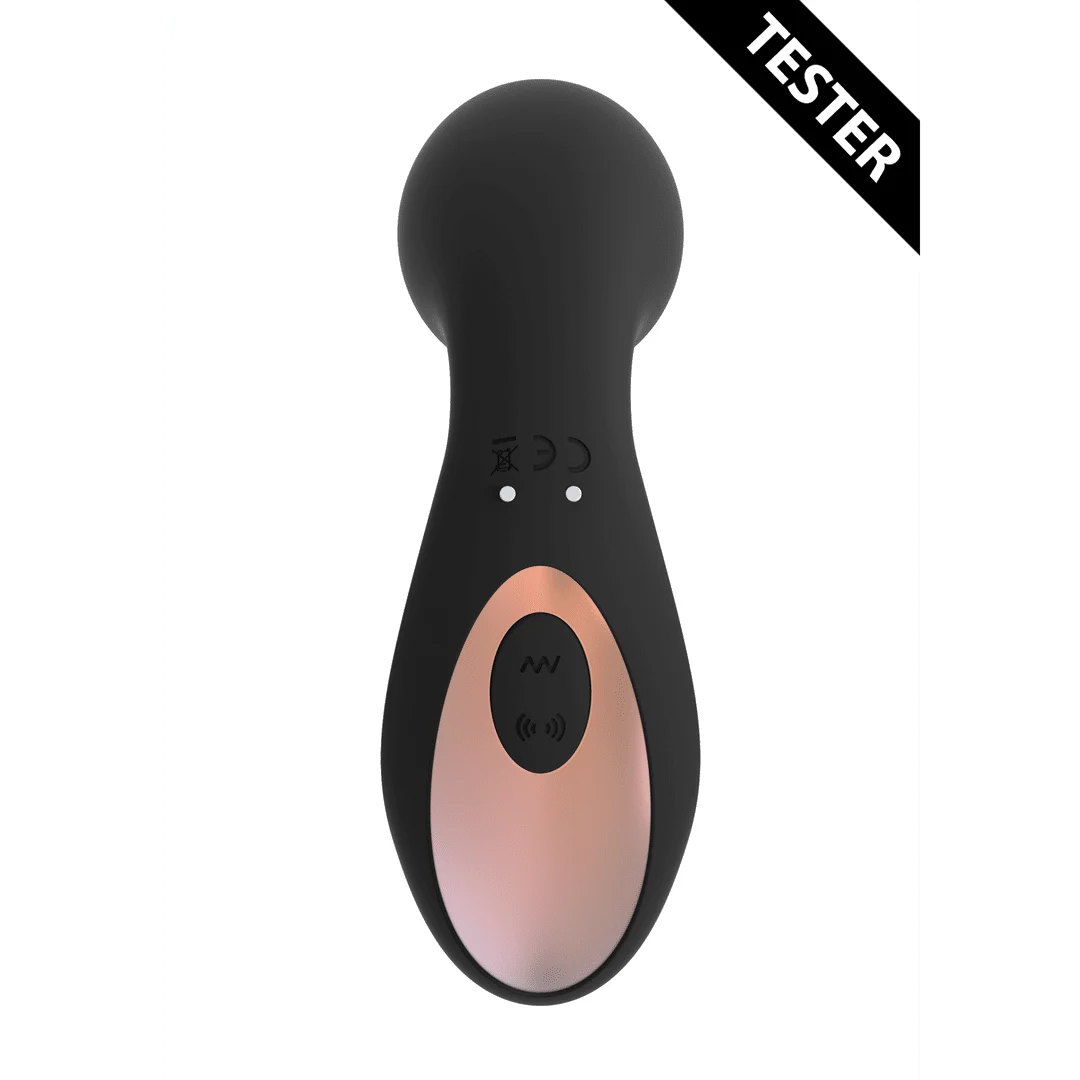 Vibratore per il punto G con 10 modalità di vibrazione – Tester nero Irresistible by Shots - immagine 3