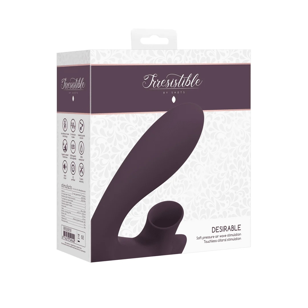 Vibratore per il punto G con 10 modalità di vibrazione – Tester nero Irresistible by Shots - immagine 18
