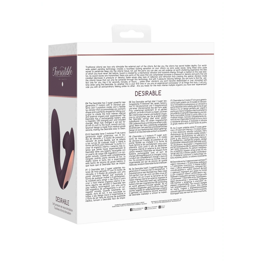 Vibratore per il punto G con 10 modalità di vibrazione – Tester nero Irresistible by Shots - immagine 19