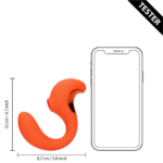 Vibratore per il punto G con onde pulsate per il clitoride, Tester Loveline by Shots - immagine 5