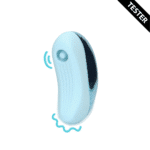 Vibratore per il clitoride con stimolazione a onde di pressione – Arctic Blue Loveline by Shots - immagine 5