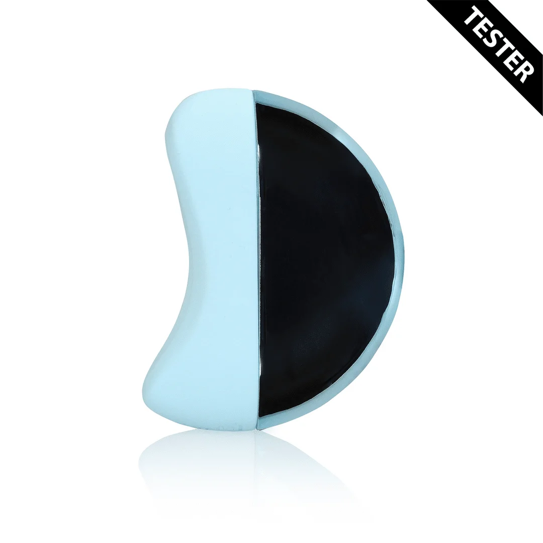 Vibratore per il clitoride con stimolazione a onde di pressione – Arctic Blue Loveline by Shots - immagine 2