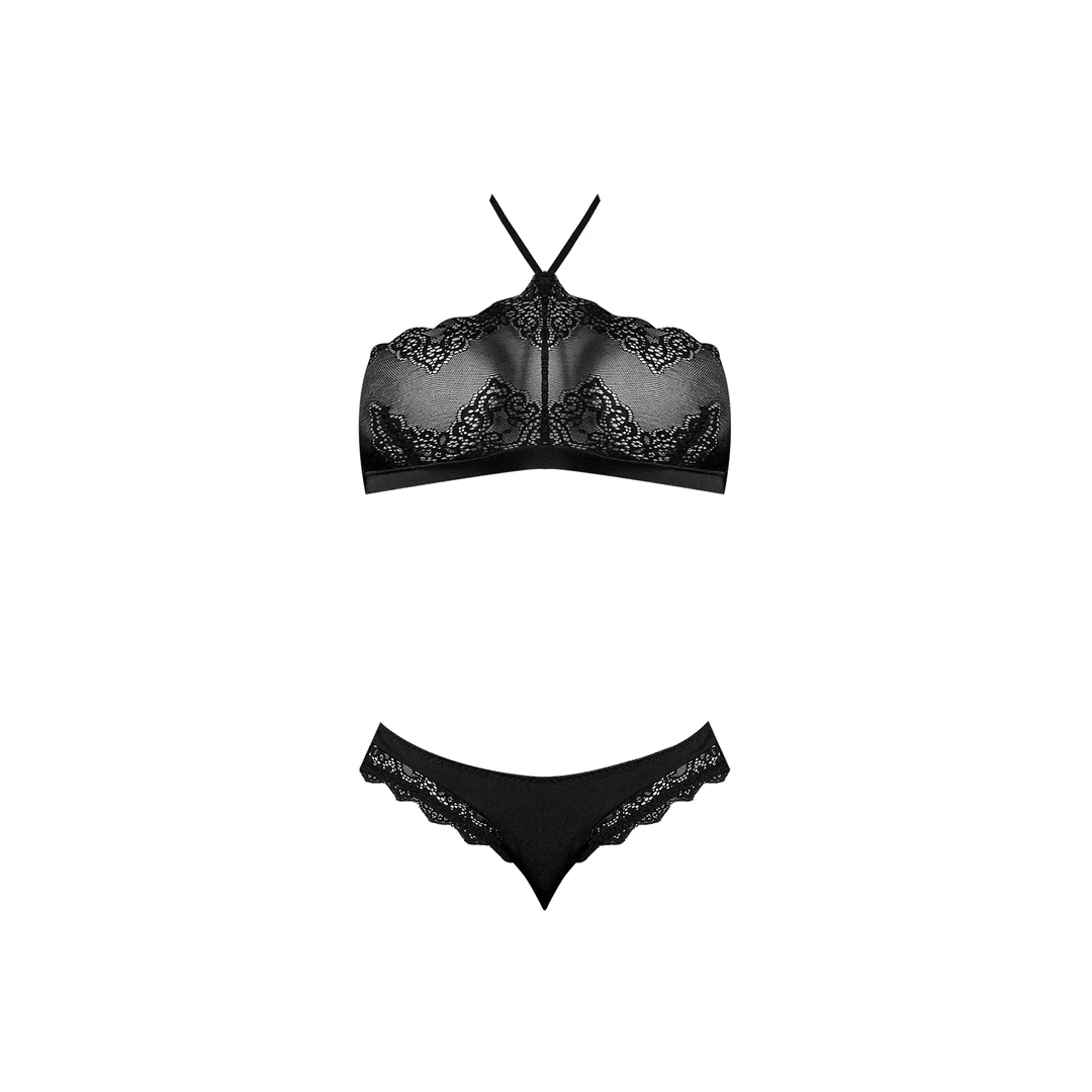 Set a fascia Magic Silk con spalline allacciate al collo - immagine 4