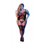 Set di giarrettiere in pizzo dal look romantico per silhouette curvy – Exposed - immagine 6