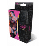 Set di giarrettiere in pizzo dal look romantico per silhouette curvy – Exposed