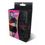 Top halter e minigonna in mesh a pois Magic Silk