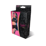 Top halter e minigonna in mesh a pois Magic Silk - immagine 7