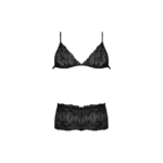 Set Magic Silk con reggiseno a triangolo e culotte cheeky - immagine 4