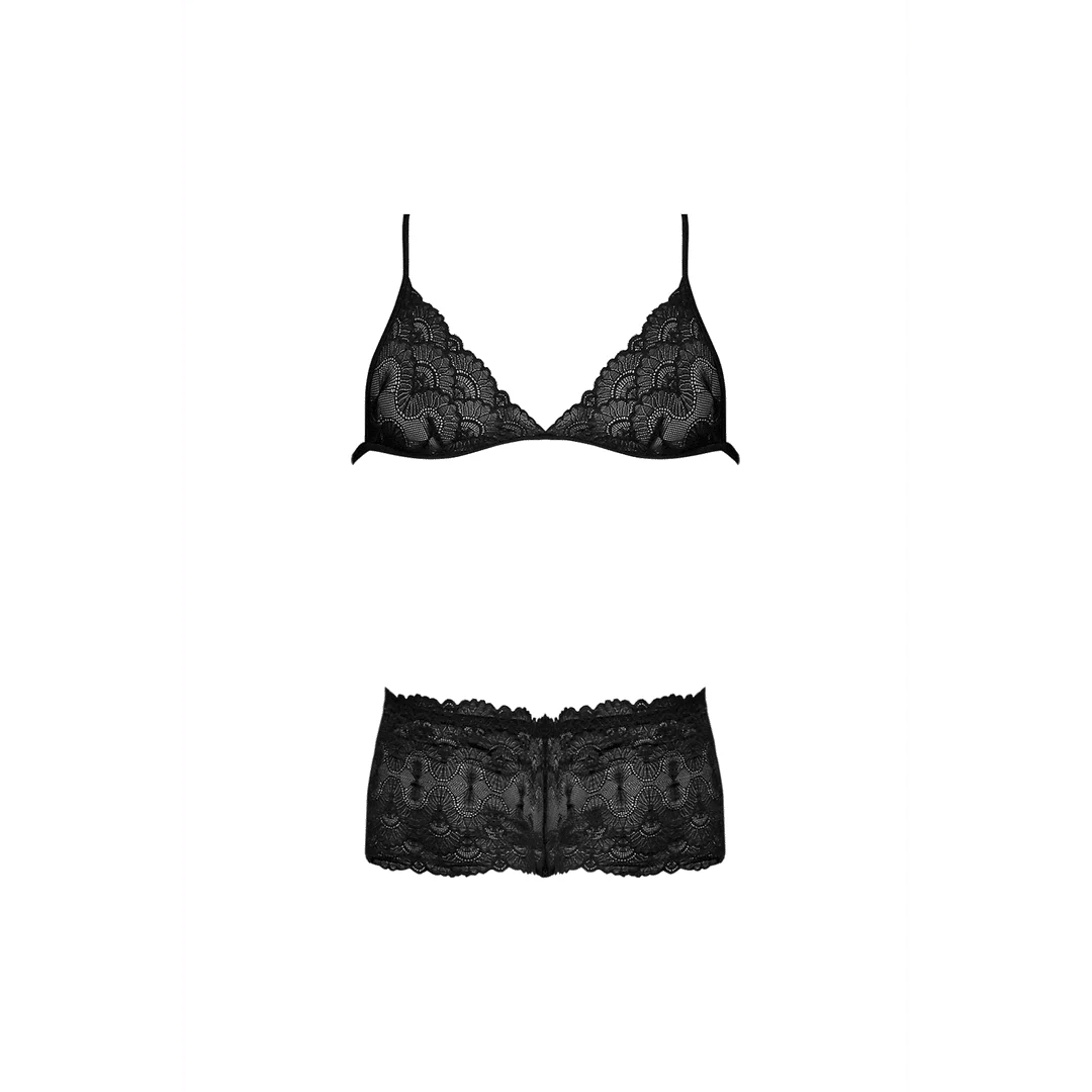 Set Magic Silk con reggiseno a triangolo e culotte cheeky - immagine 4