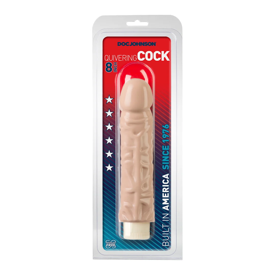 Vibratore a più velocità Doc Johnson Quivering Cock - immagine 1
