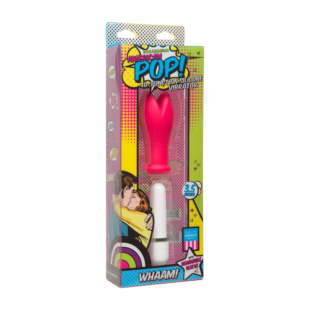Mini vibratore: 10 livelli e impermeabile: Doc Johnson American Pop Whaam! Doc Johnson - immagine 1