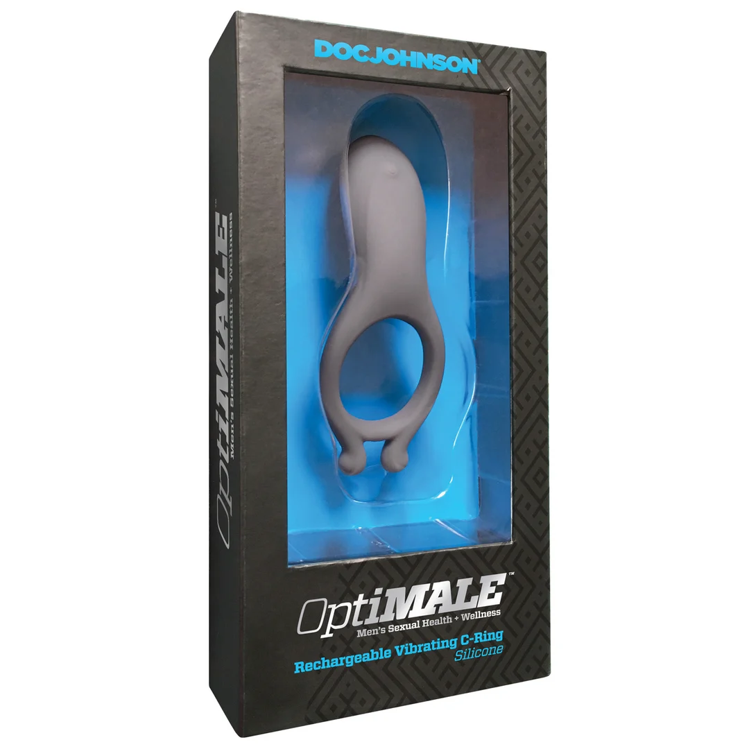 0690-31-BX-2 Anello fallico vibrante ricaricabile Doc Johnson OptiMALE - immagine 1