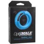 Anello fallico non vibrante con anima interna in metallo e silicone, 43 mm