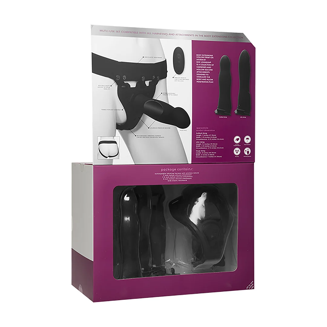 Imbracatura in silicone Naughty di Doc Johnson - immagine 2