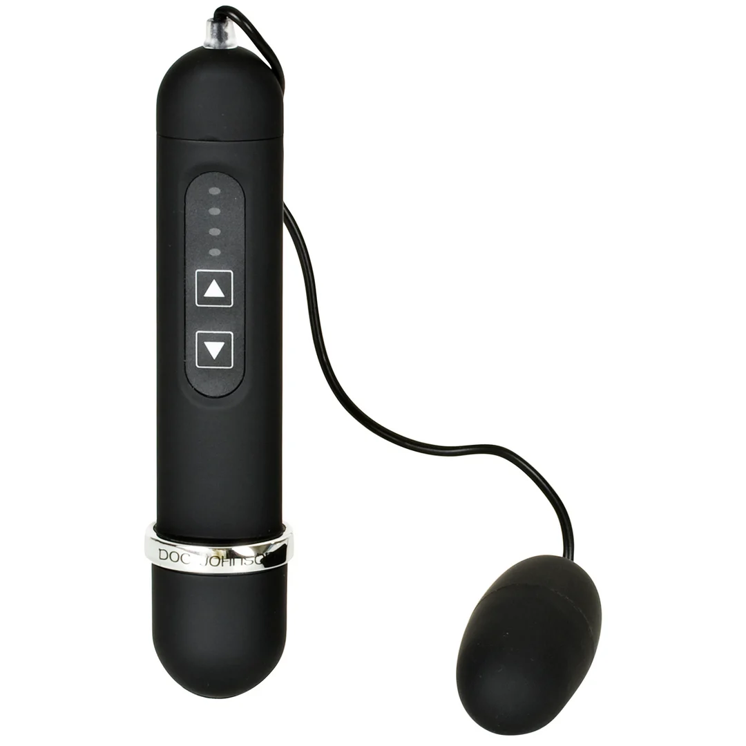 Vibratore bullet, diverse modalità di vibrazione, Doc Johnson nero Doc Johnson - immagine 2