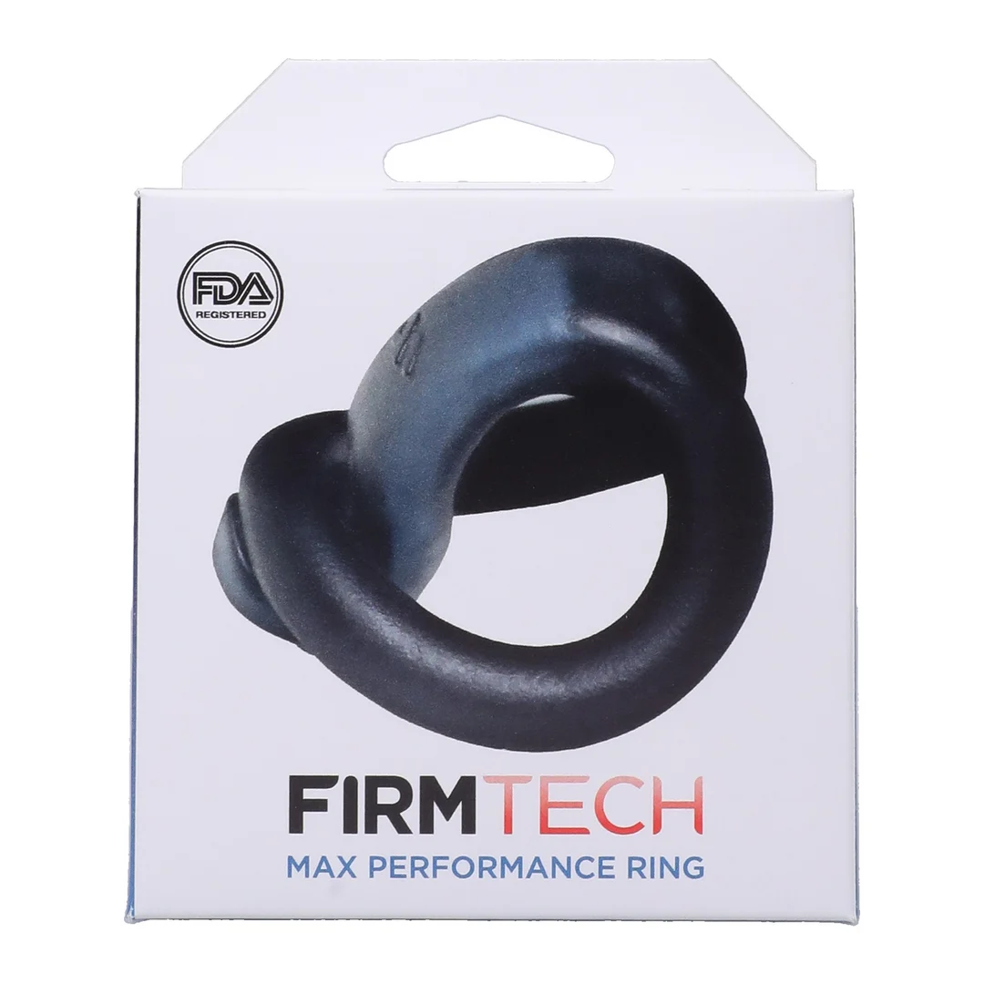 Anello fallico in TPE molto elastico – Nero/Blu - immagine 2