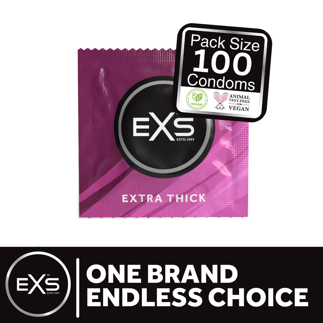 Preservativi EXS Extra Thick, 100 pezzi - immagine 2