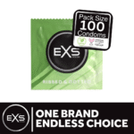 Preservativi EXS Ribbed and Dotted, 100 pezzi - immagine 2