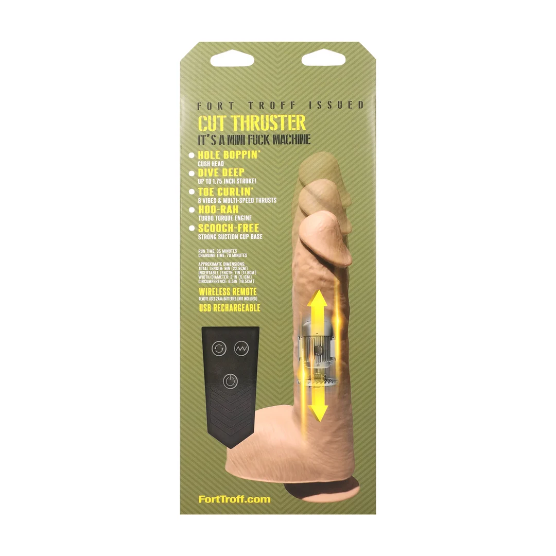 Vibratore a spinta Doc Johnson Cut Thruster - immagine 2