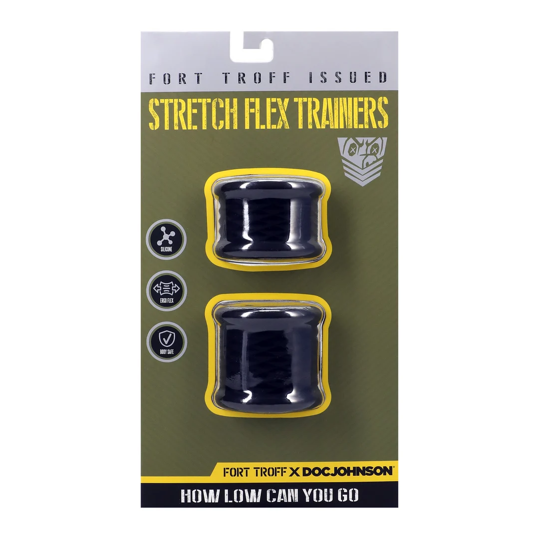 1102-01-CD-2 Stretch Flex Trainers neri - immagine 1