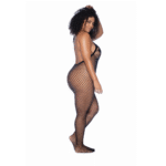 Body stocking floreale nero Mapalé
