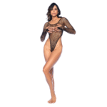 Body a rete Mapalé a maniche lunghe - immagine 2