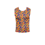 Canotta Fitness Male Power con stampa arcobaleno, taglia S - immagine 3