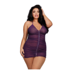 Completo di lingerie sexy con chemise e perizoma per una seduzione giocosa, Dreamgirls - immagine 2